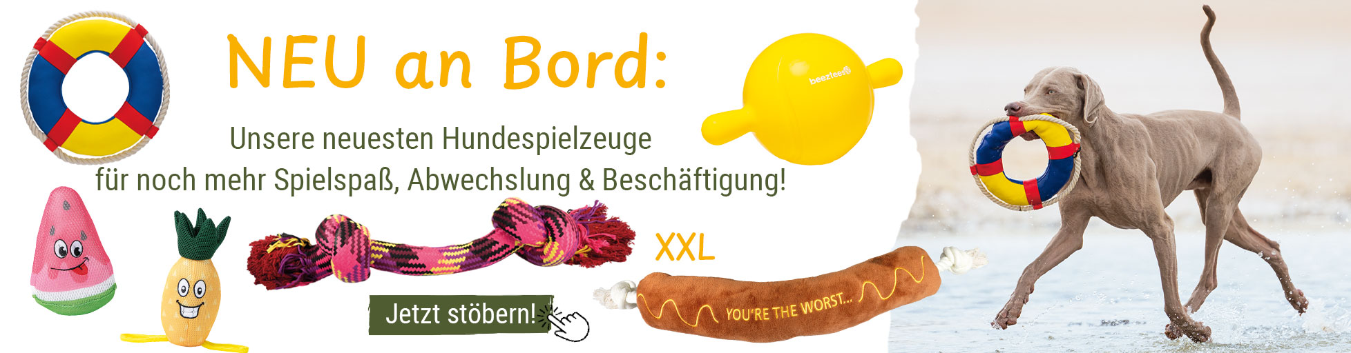 Neues Spielzeug an Bord