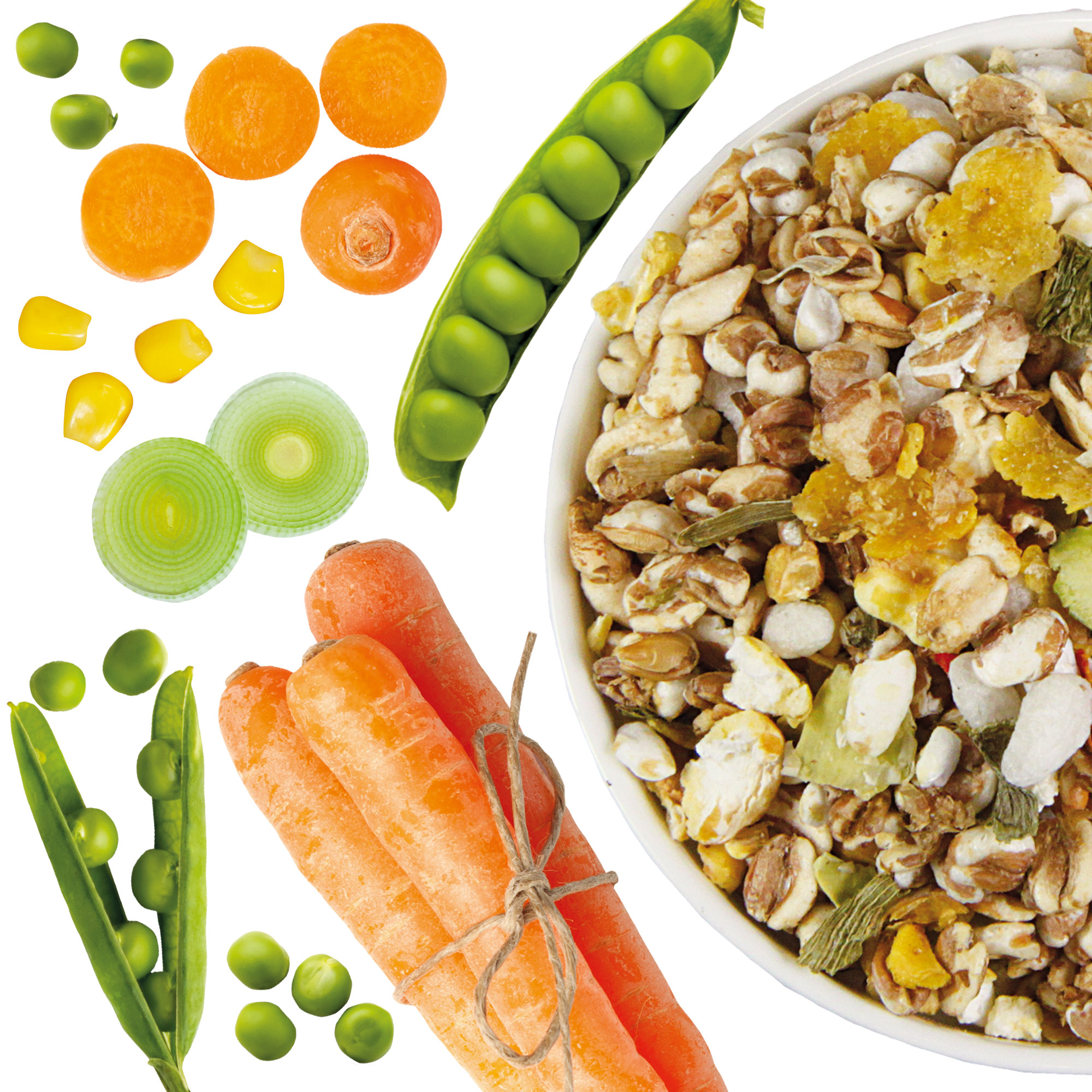 Schecker Trockenfutter - Veggi Mix mit Getreide und Gemüse - Cerealienmix - Bild 5 von 5