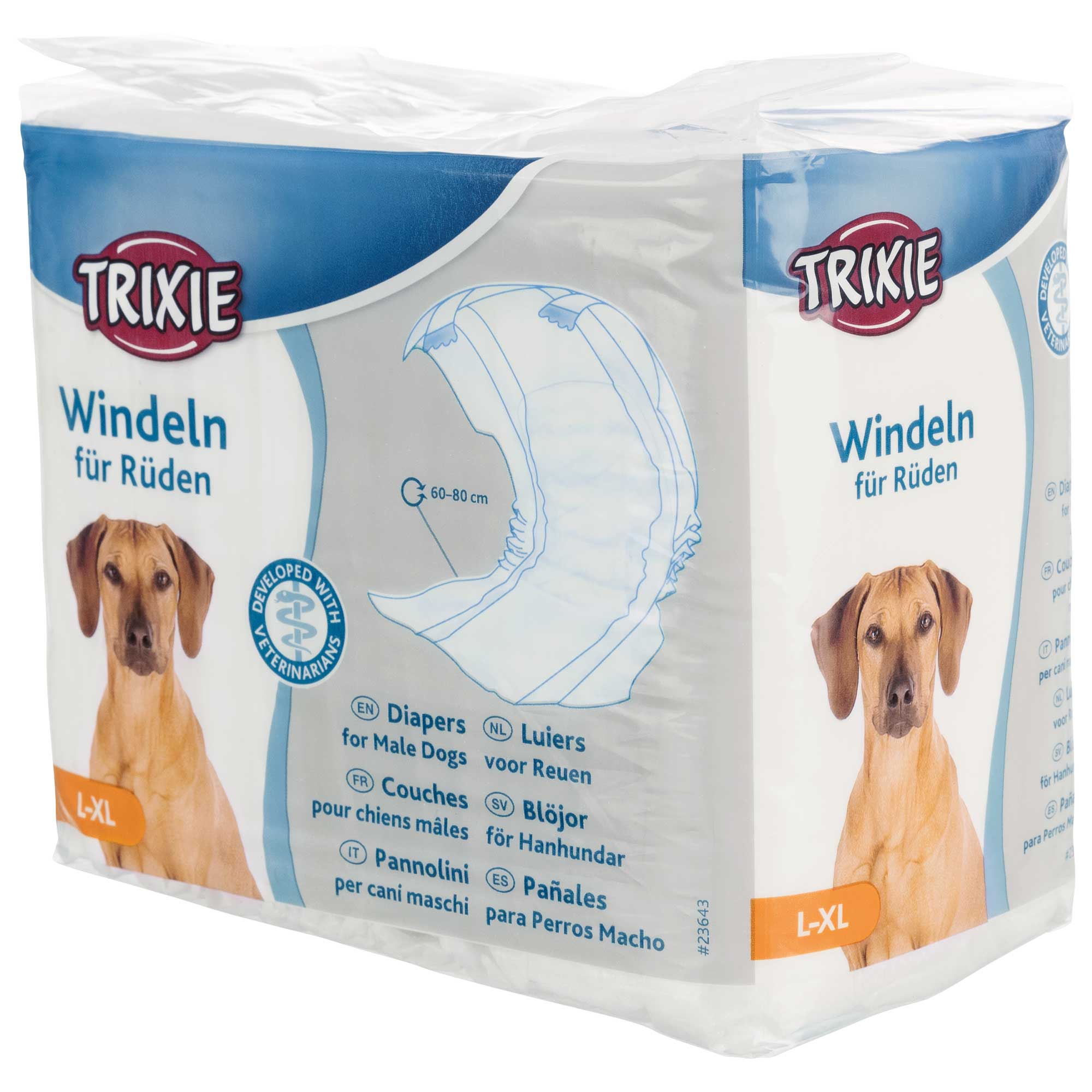 Rüdenwindeln - Mehrpack - hygienische Einweg Windeln für Jungs - Hundewindeln 
