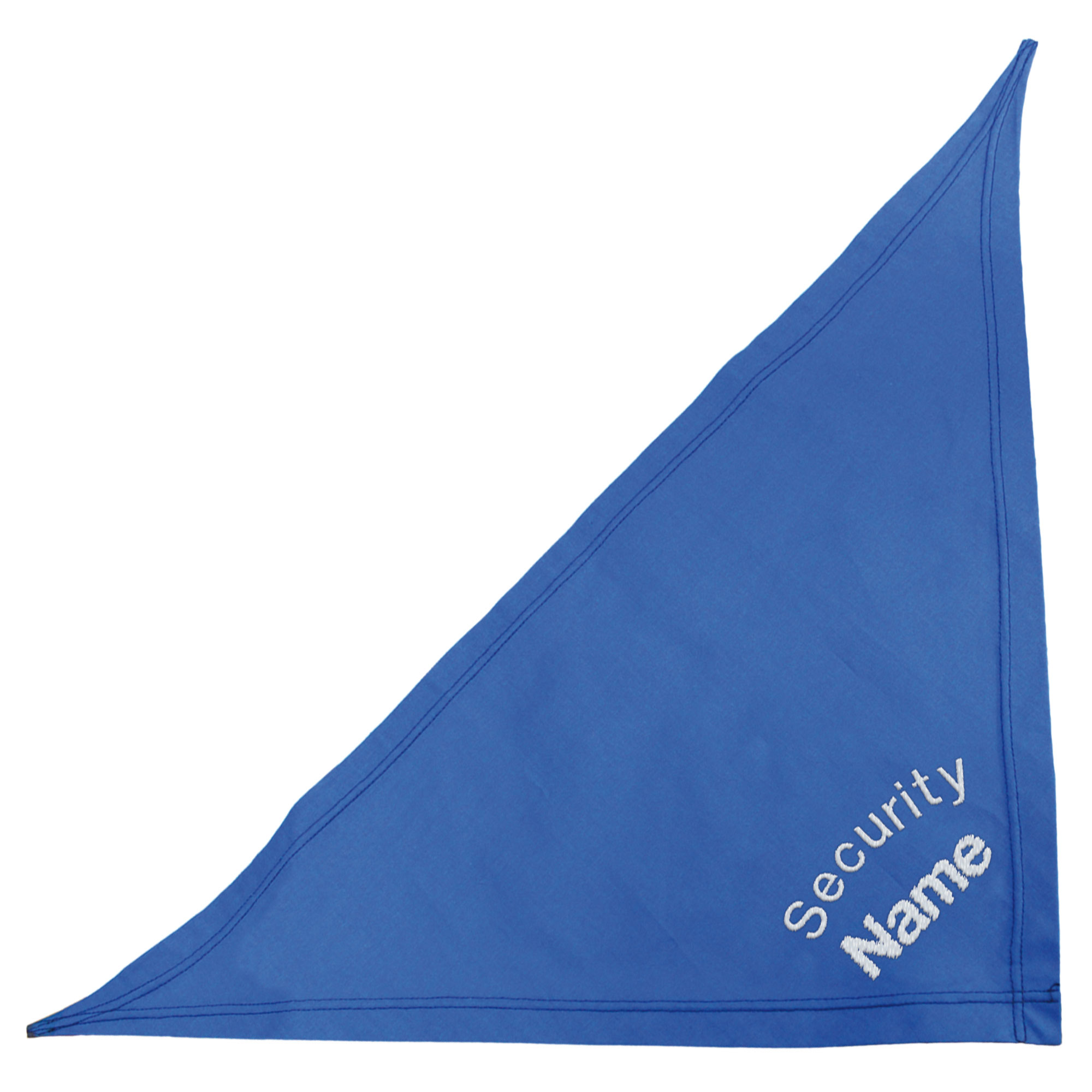 Schecker Besticktes Hunde Halstuch Motiv Security Hundename Bandana Halsband