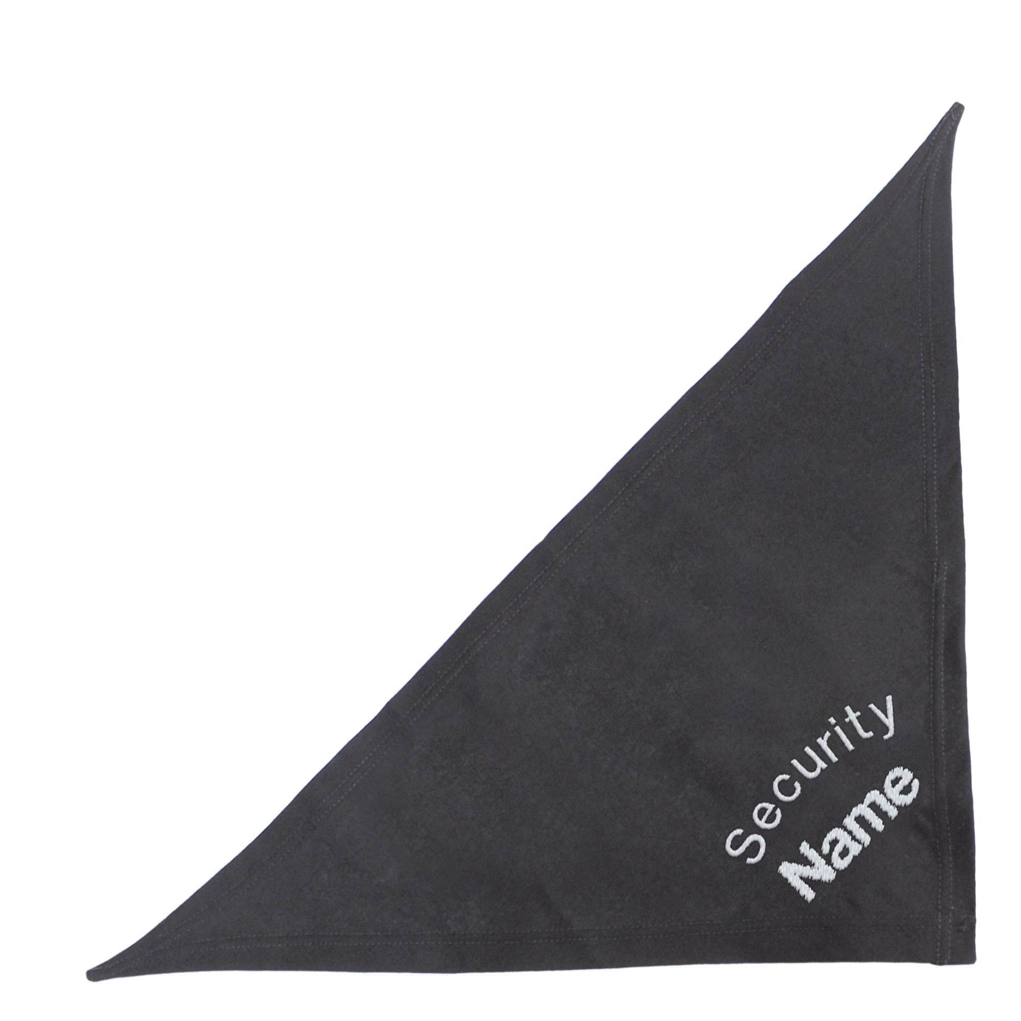 Schecker Besticktes Hunde Halstuch Motiv Security Hundename Bandana Halsband