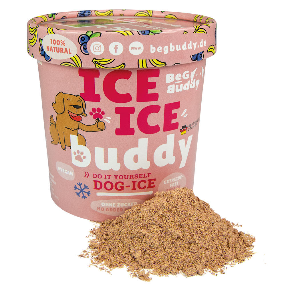 ICE ICE Buddy Hundeeis [Blaubeer-Banane - 1 Stück]