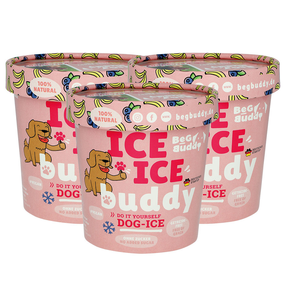 ICE ICE Buddy Hundeeis [Blaubeer-Banane - EXTREMWEDLER]