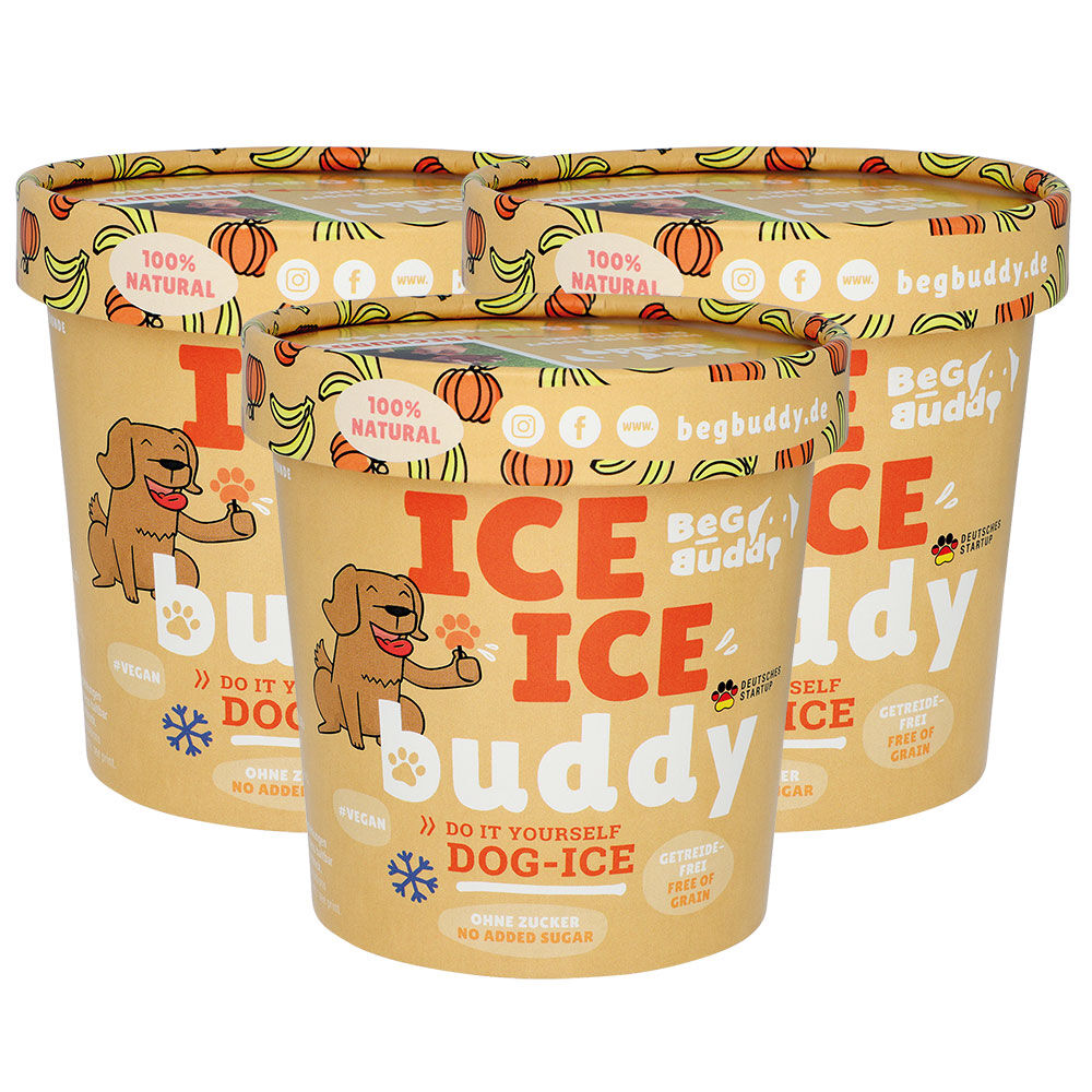 ICE ICE Buddy Hundeeis [Kürbis-Banane - EXTREMWEDLER]
