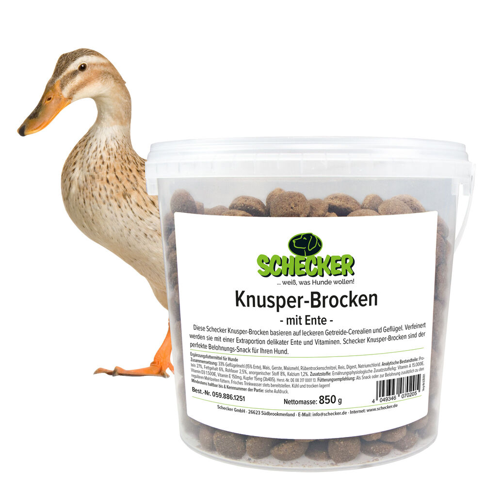 Schecker Knusper-Brocken mit Ente Bild 5