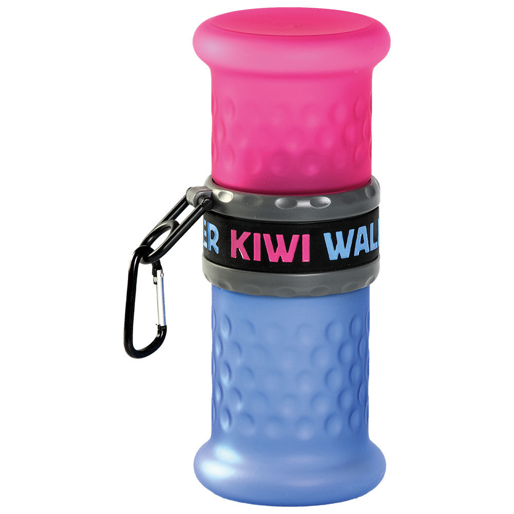 Kiwi Walker Reise-Flasche 2in1 [rot-blau]
