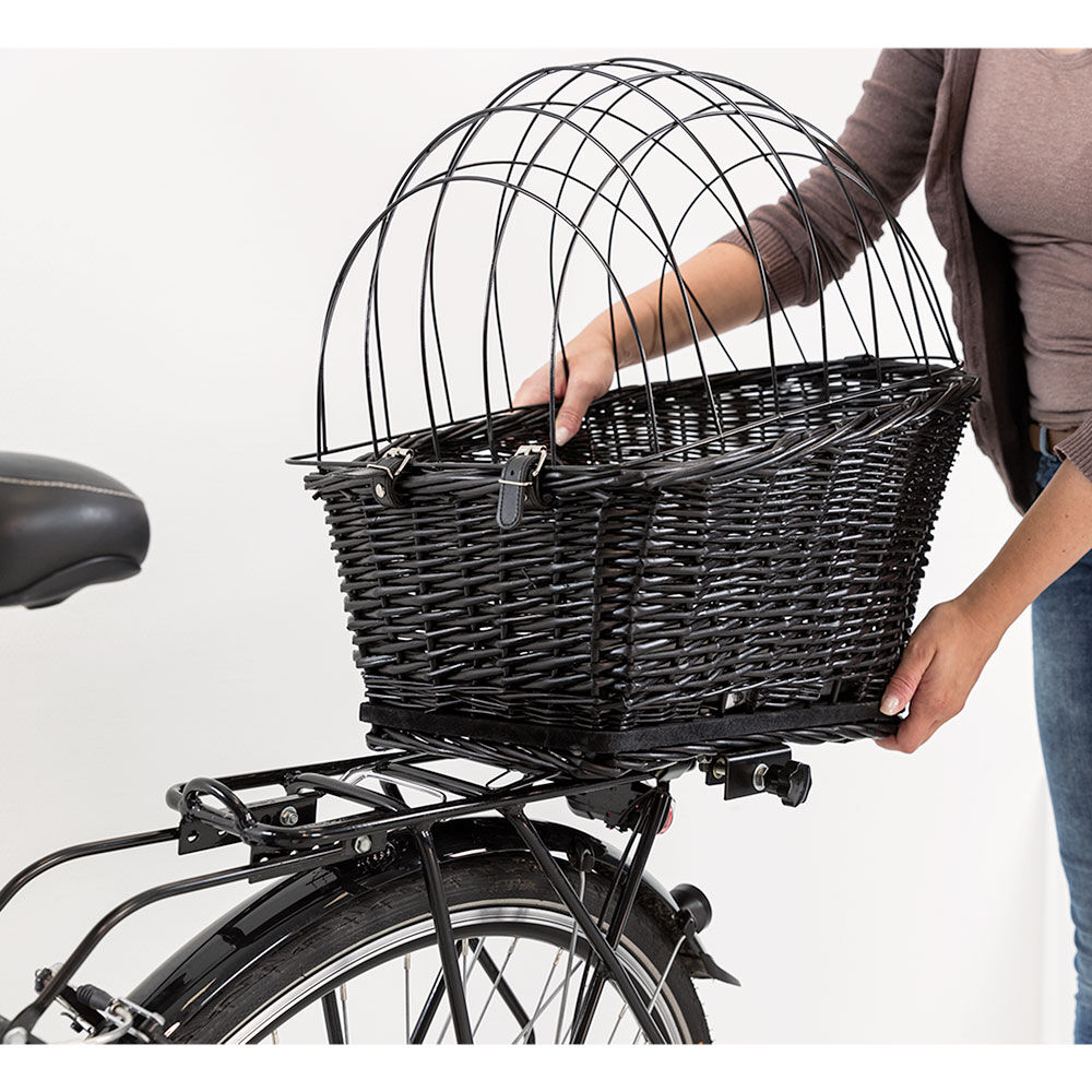 Beeztees Fahrradkorb inkl. Gitterabdeckung Weide