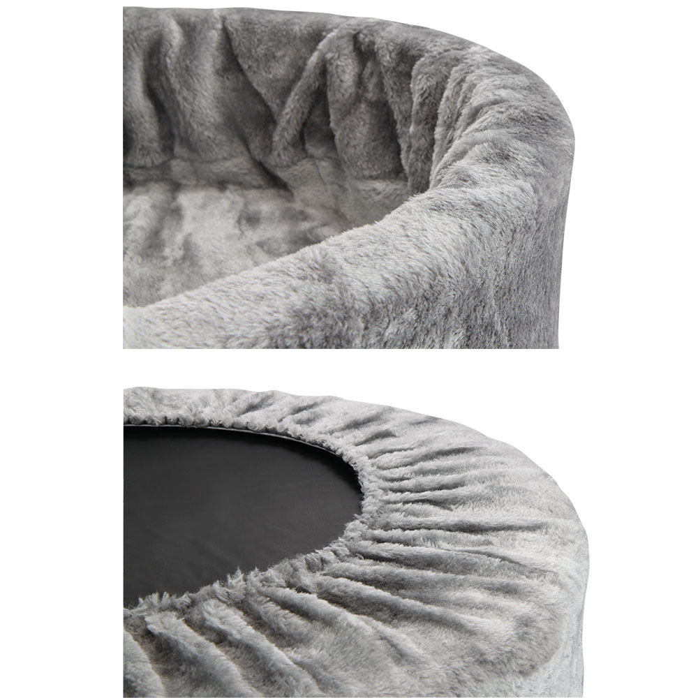 Thumbnail - Teddy-Schaumstoffbett, Farbe: Grau [80 cm]