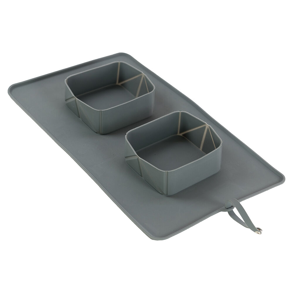 Aufrollbares Hunde FressnapfSet
