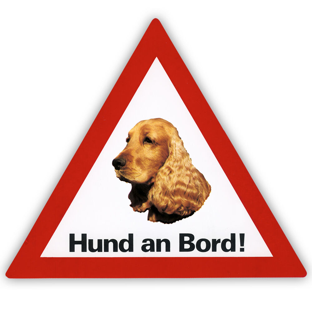 Auto Aufkleber Hund an Bord