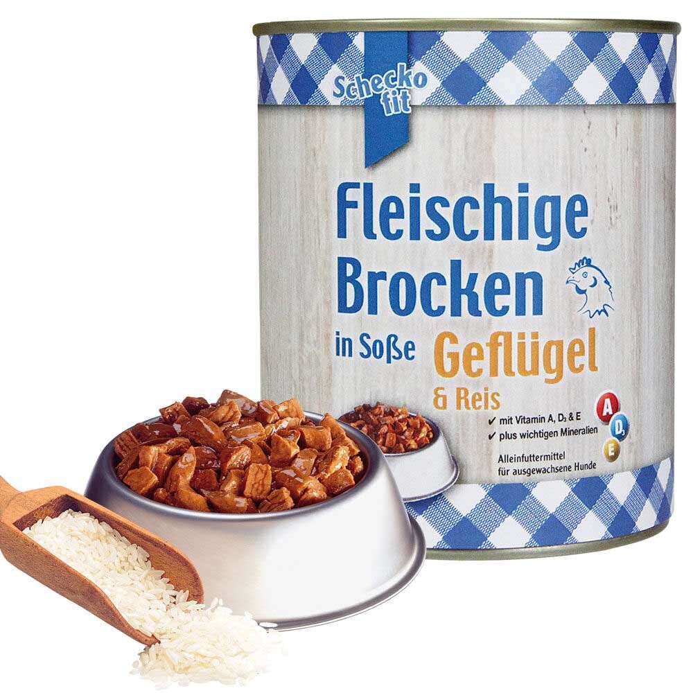Fleischige Brocken in Soe - Geflgel & Reis
