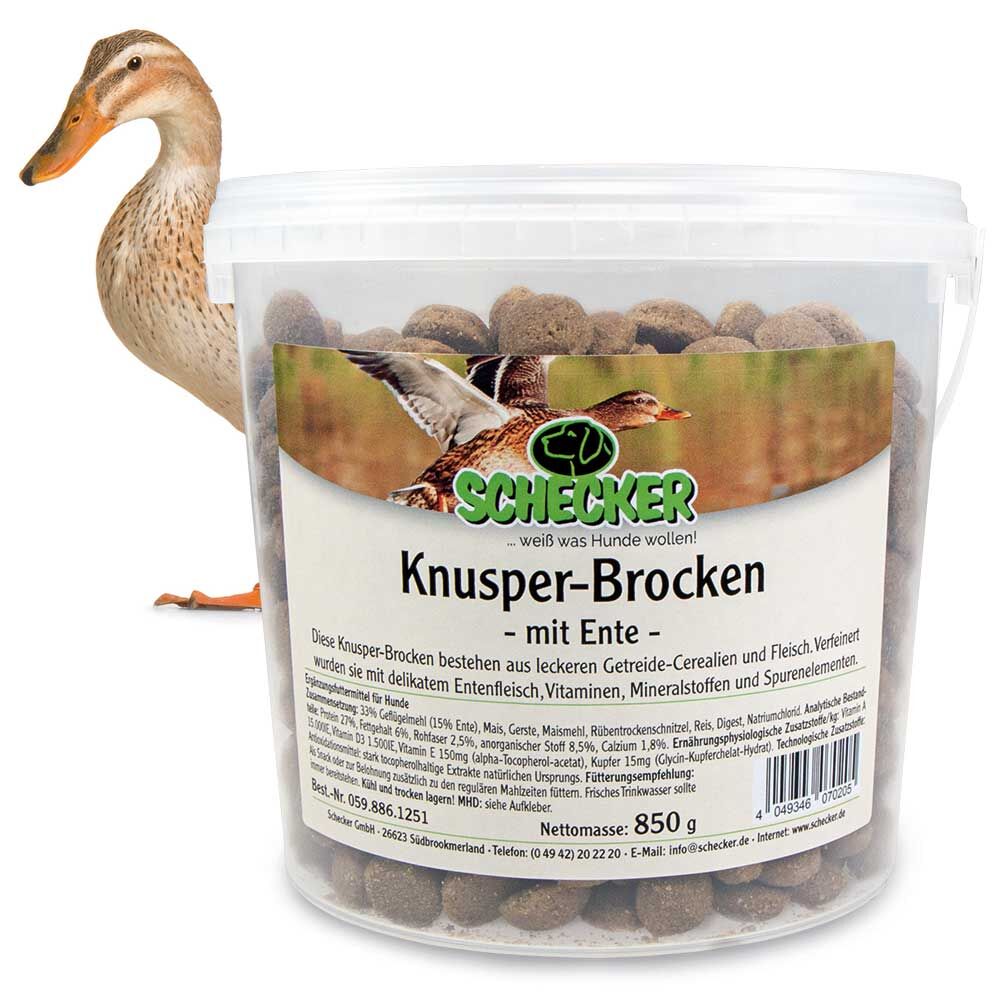 Knusper-Brocken mit Ente