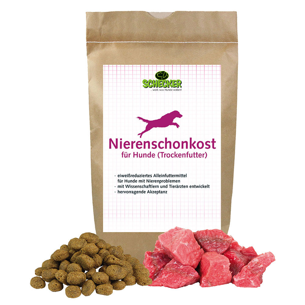 Schecker Nierenschonkost fr Hunde (Trockenfutter)