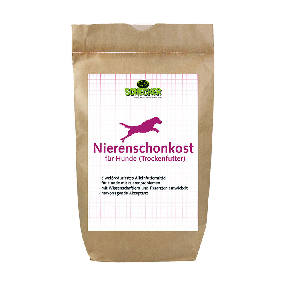 Schecker Nierenschonkost fr Hunde (Trockenfutter)