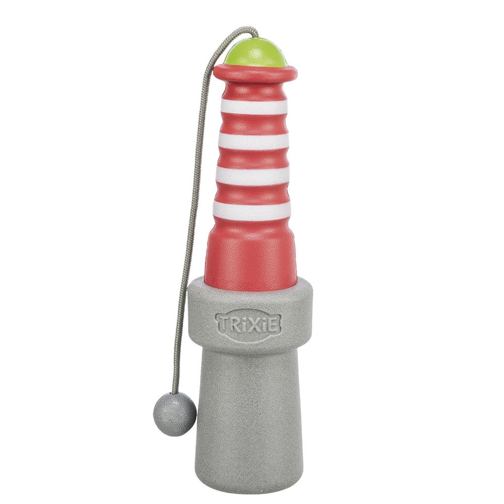 Trixie Hundespielzeug Aqua Toy Leuchtturm am Seil