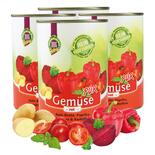 Schecker Gemse PUR - grn, rot, gelb