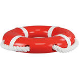 Hunde-Wasserspielzeug - Rettungsring mit Seil -