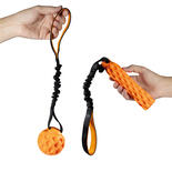Nobby TPE-Hundespielzeug mit Schlaufe und Ball oder Stick