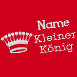 Besticktes Halstuch kleiner Knig + Krone + Name