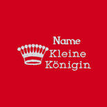 Besticktes Halstuch kleine Knigin + Krone + Name