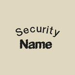 Besticktes Halstuch Security + Name