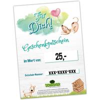 Geschenk-Gutschein, schon ab 10,- Euro