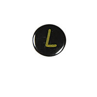 Zierknopf "BUTTONS" - Buchstabe