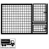 Junior-Welpenzwinger, Gitter-Element mit Doppeltr