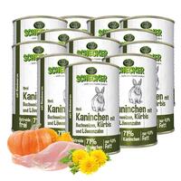 Schecker Hundemen - Kaninchen mit Buchweizen, Krbis und Lwenzahn