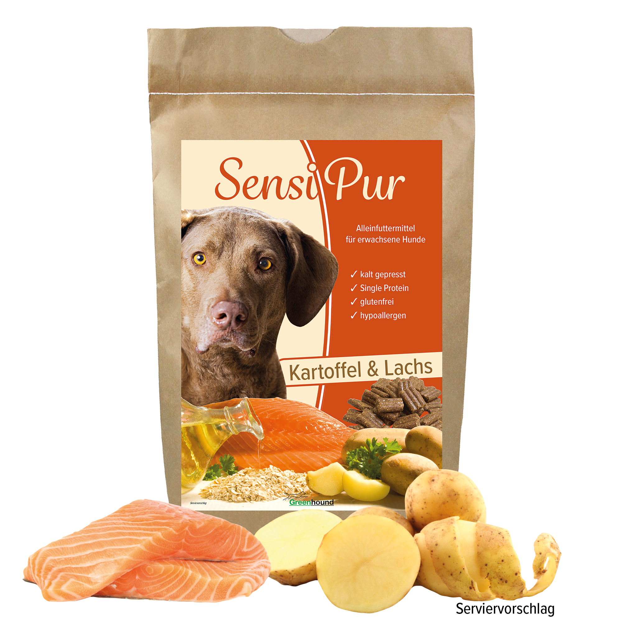 Schecker Trockenfutter SensiPur Kartoffel und Lachs Schecker Trockenfutter SensiPur Kartoffel und Lachs