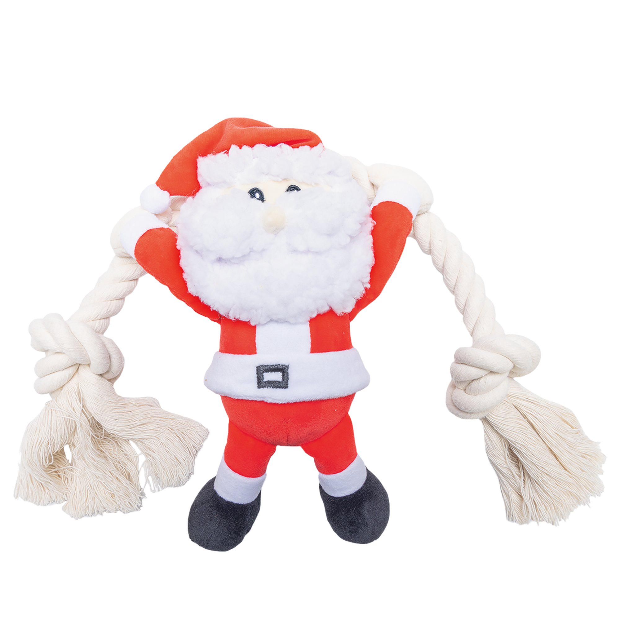 Weihnachtskuscheltier Santa mit Seil Weihnachtskuscheltier Santa mit Seil