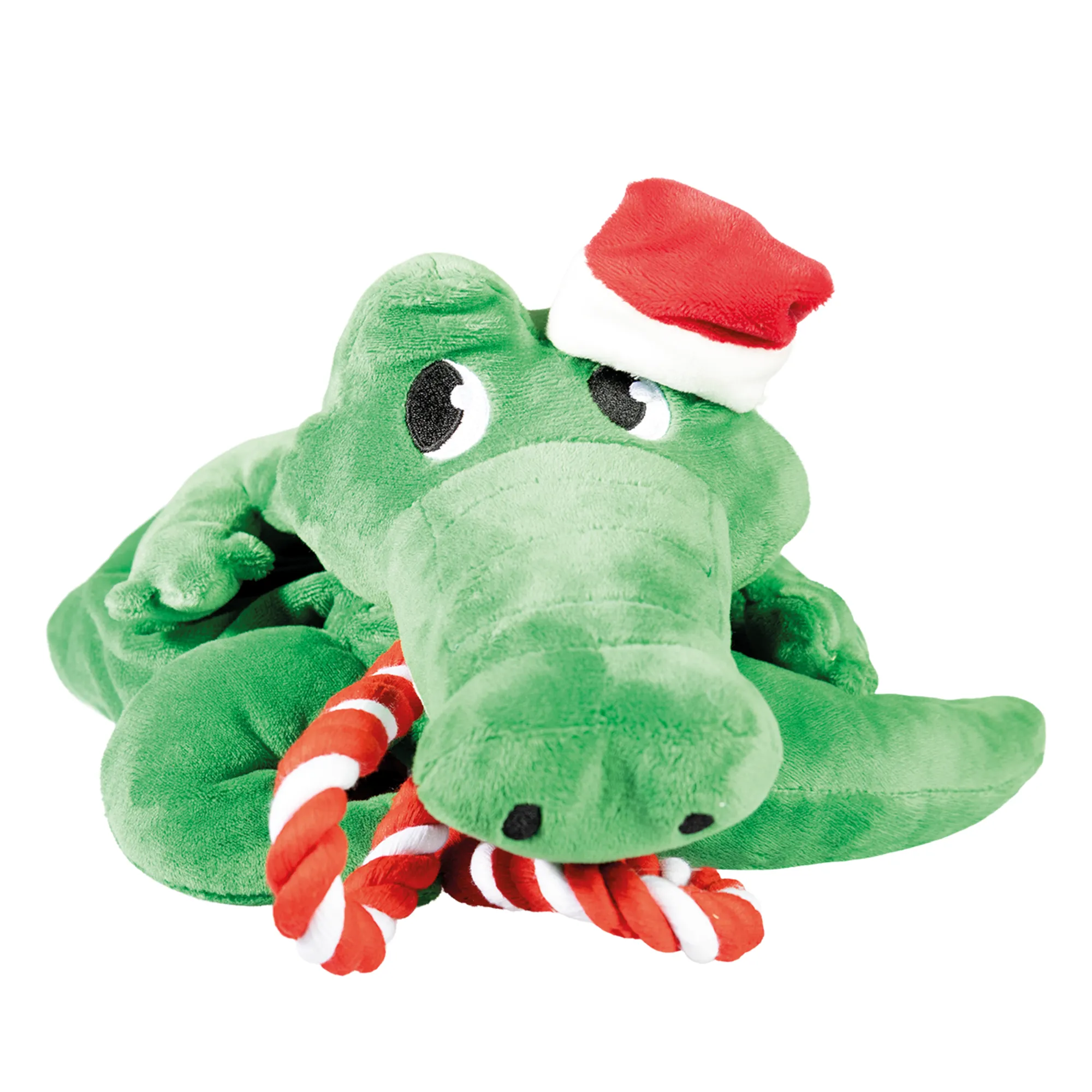 Hundespielzeug Weihnachts-Krokodil Hundespielzeug Weihnachts-Krokodil