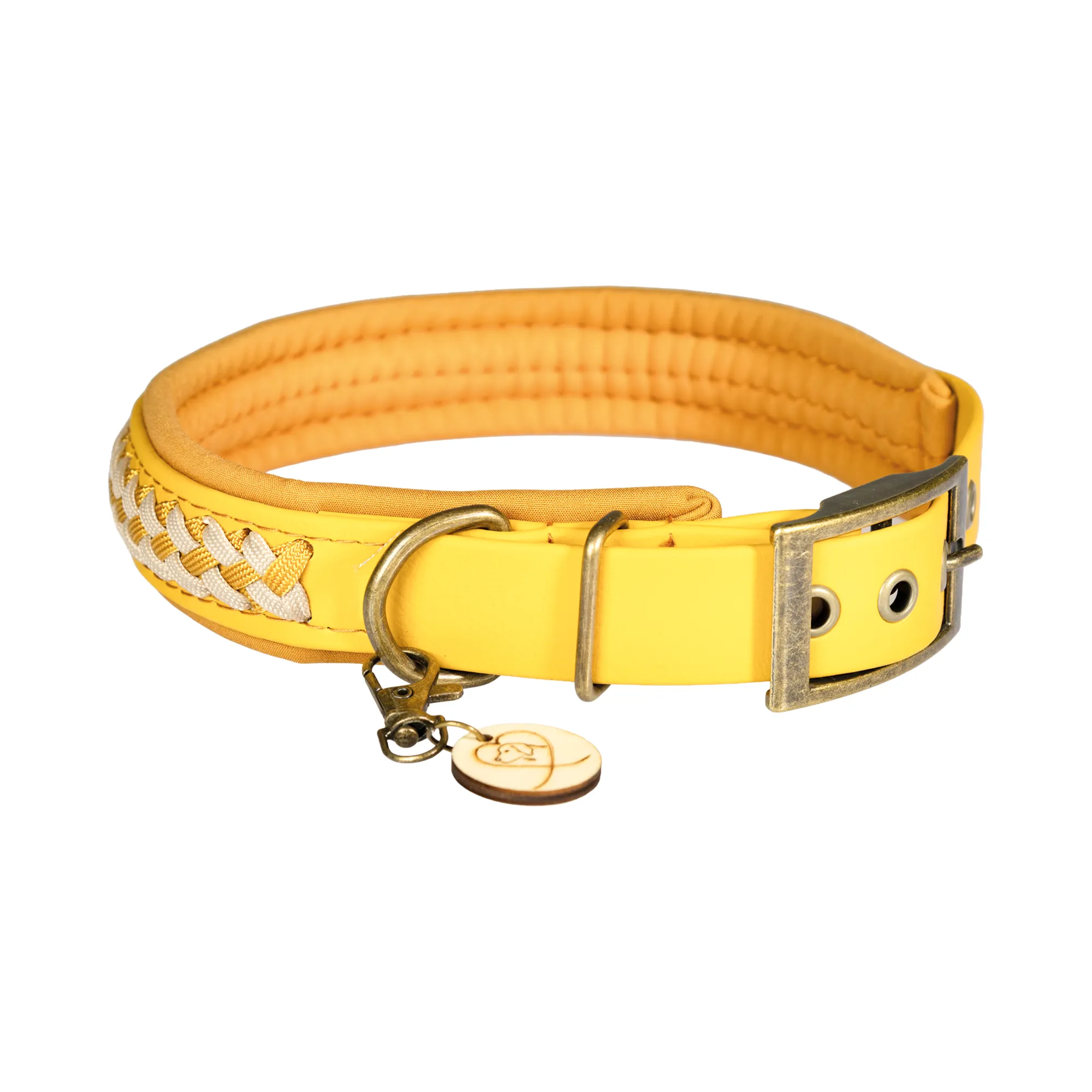 Biothane Gold Trendfährte Hundehalsband BioThane® Gold, XS
