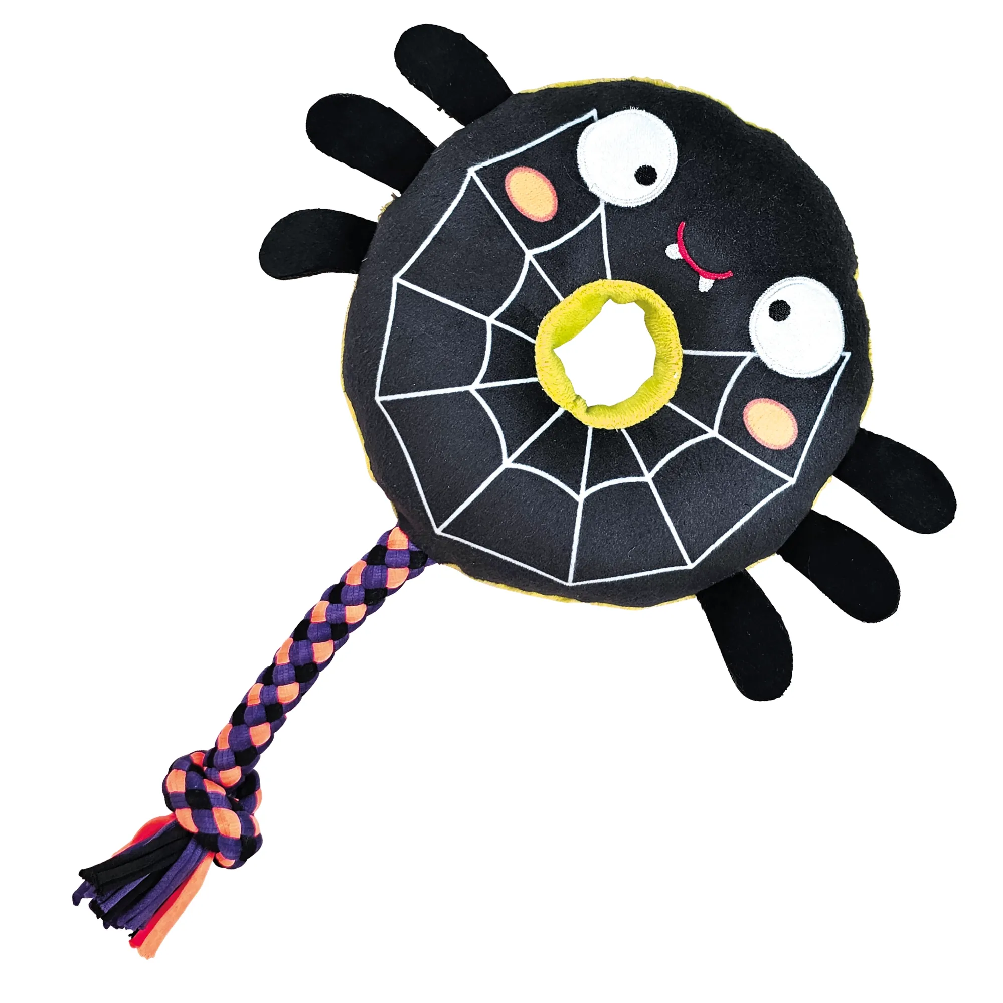 Halloween Plüsch Spinne mit Seil Halloween Plüsch Spinne mit Seil
