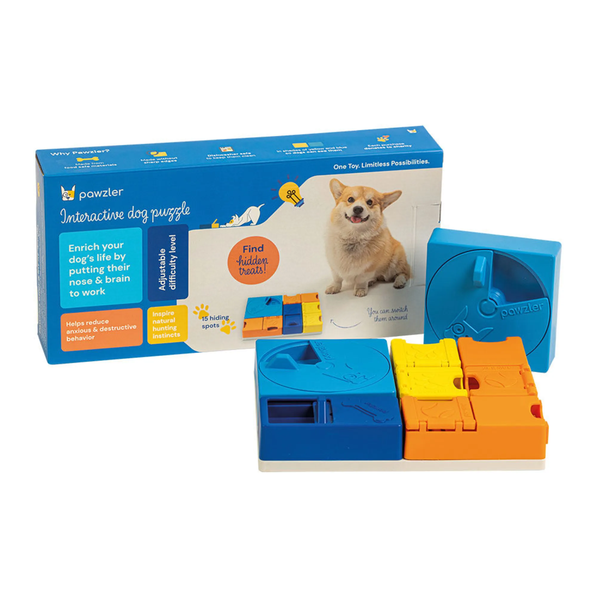 Juoungle Hunde-Futterspender Tumbler-Hundespielzeug Kann Interaktiv Füttern Und Den IQ Verbessern