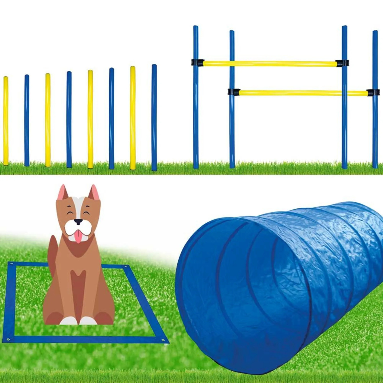 Procyon Dog Agility Set - groß - Procyon Dog Agility Set - groß -