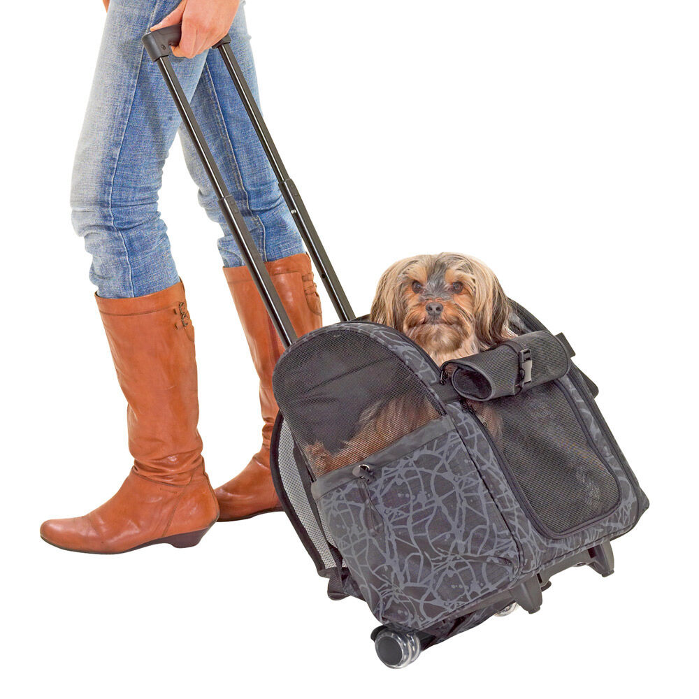 Combi HundeTrolly "L" bis 15 kg Hundetasche Tragetasche für Hunde